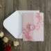 Romantic Invitation Card Pink Wedding Card Foiling Invitation Customized